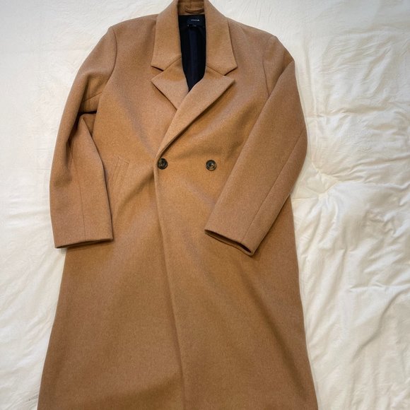 Vince Men's Double Breasted Coat (Camel/Size M)